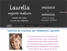 Tablet Screenshot of laurella-voyance.com